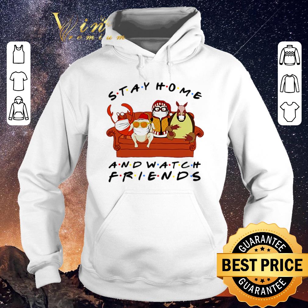 Top Animal stay home and watch Friends TV Show shirt sweater 4 - Top Animal stay home and watch Friends TV Show shirt sweater