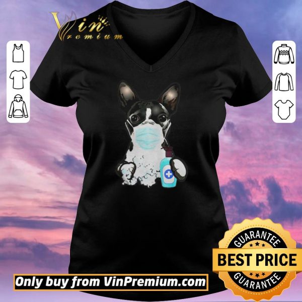 Top BOSTON TERRIER WASH YOUR HAND PROTECT shirt sweater