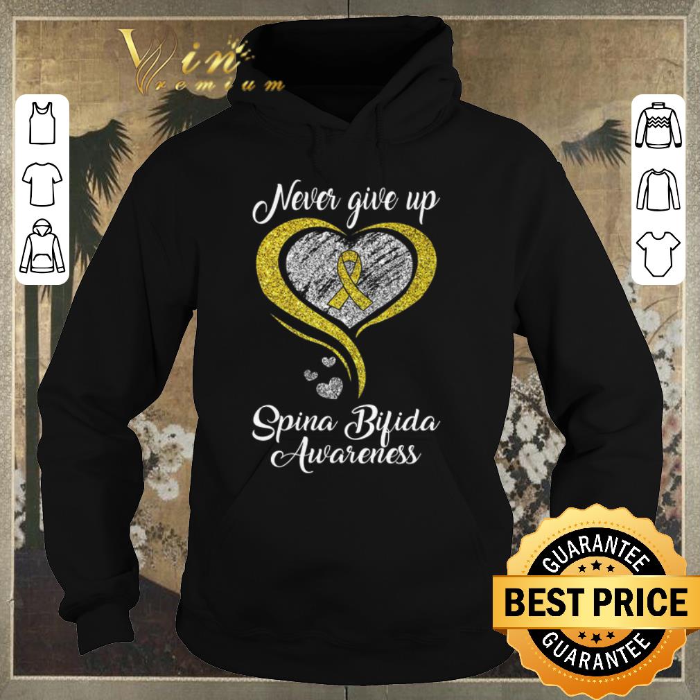 Top Heart Never Give Up Spina Bifida Awareness shirt sweater Top Heart Never Give Up Spina Bifida Awareness shirt sweater 4 - Top Heart Never Give Up Spina Bifida Awareness shirt sweater