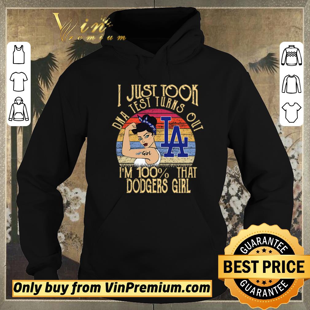 Top I just tool DNA test turns out I m 100 that Dodgers girl vintage shirt sweater 4 - Top I just tool DNA test turns out I’m 100% that Dodgers girl vintage shirt sweater