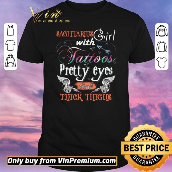Top Sagittarius Girl Tattoos April February Birthday Women Gifts shirt sweater