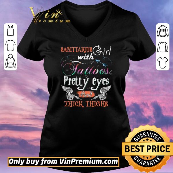Top Sagittarius Girl Tattoos April February Birthday Women Gifts shirt sweater