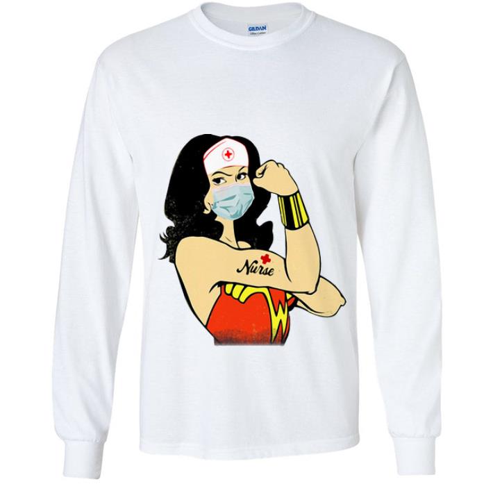Top Strong Nurse Wonder Woman Tattoo Nurse shirt 4 - Top Strong Nurse Wonder Woman Tattoo Nurse shirt