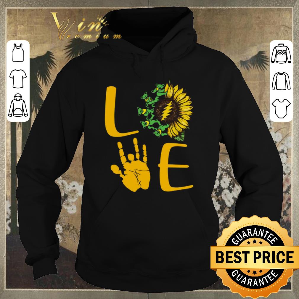 Top Sunflower Bear Skeleton Hand Love shirt sweater Top Sunflower Bear Skeleton Hand Love shirt sweater 4 - Top Sunflower Bear Skeleton Hand Love shirt sweater