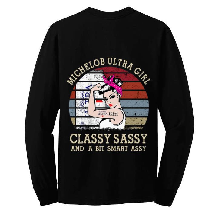 Top Vintage Michelob Ultra Girl Classy Sassy And A Bit Smart Assy shirt 4 - Top Vintage Michelob Ultra Girl Classy Sassy And A Bit Smart Assy shirt