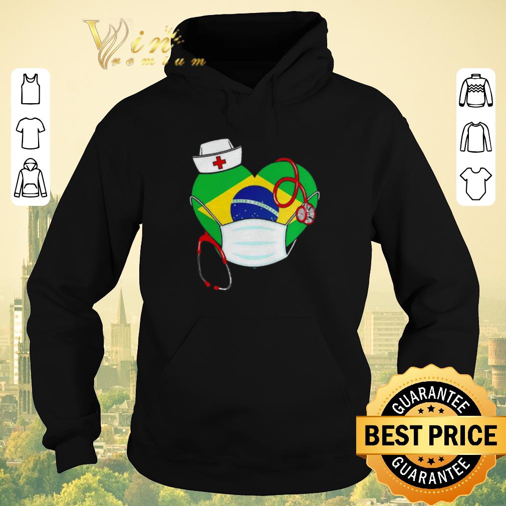 Top nurse Brazil heart shirt sweater Top nurse Brazil heart shirt sweater 4 - Top nurse Brazil heart shirt sweater