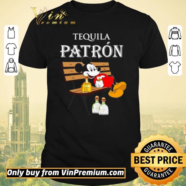 Official Mickey Mouse drink Tequila Patron shirt sweater