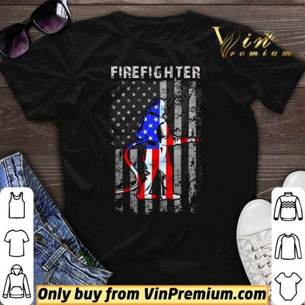 Firefighter American Flag shirt sweater