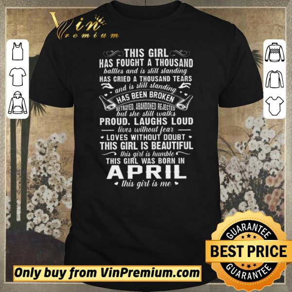 Hot This Girl Has Fought A Thousand Battles And Is Still Standing shirt sweater