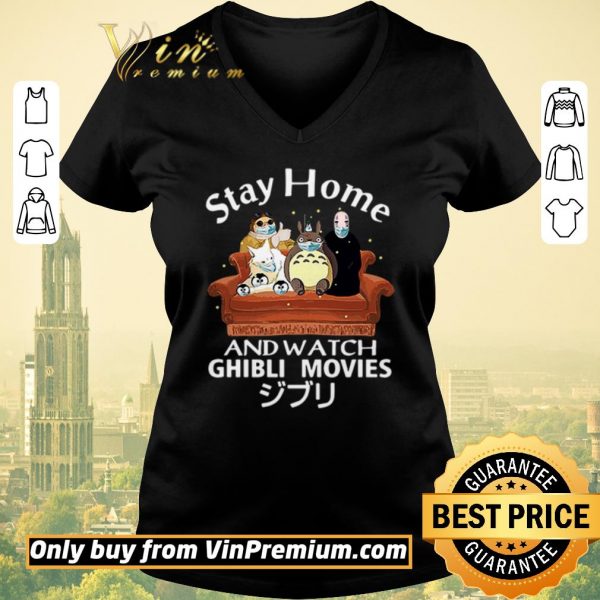 Pretty Stay home and watch Ghibli Movies shirt sweater