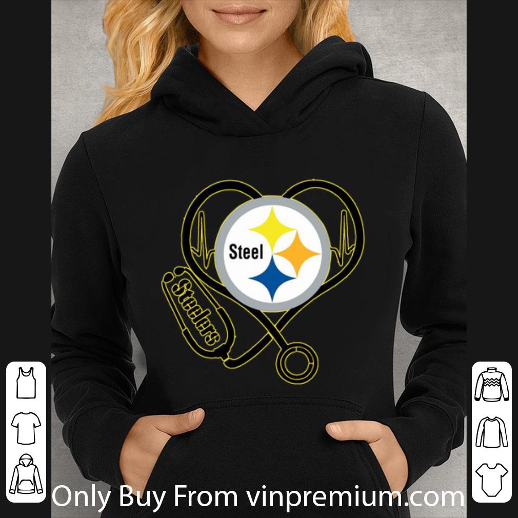 a830982b great pittsburgh steelers heartbeat nurse stethoscope shirt 4 - Great Pittsburgh Steelers Heartbeat Nurse Stethoscope shirt