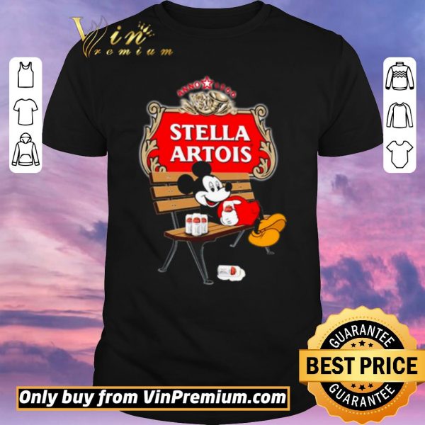 Original Mickey Mouse drink Stella Artois shirt sweater