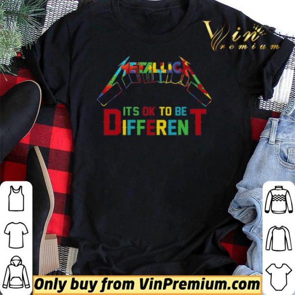 Metallic Autism It's Ok To Be Different shirt sweater