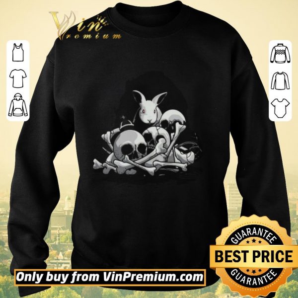 Pretty Rabbit & Skull shirt sweater