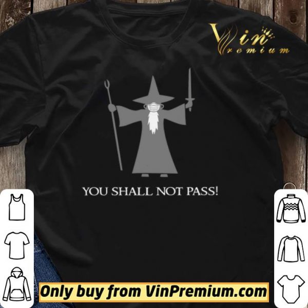 The Lord of the Rings Gandalf Mask You Shall Not Pass shirt sweater