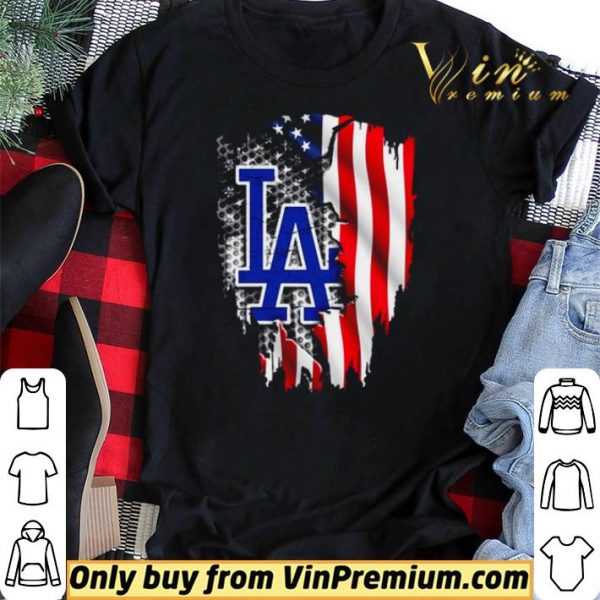 Los Angeles Dodgers American Flag shirt sweater