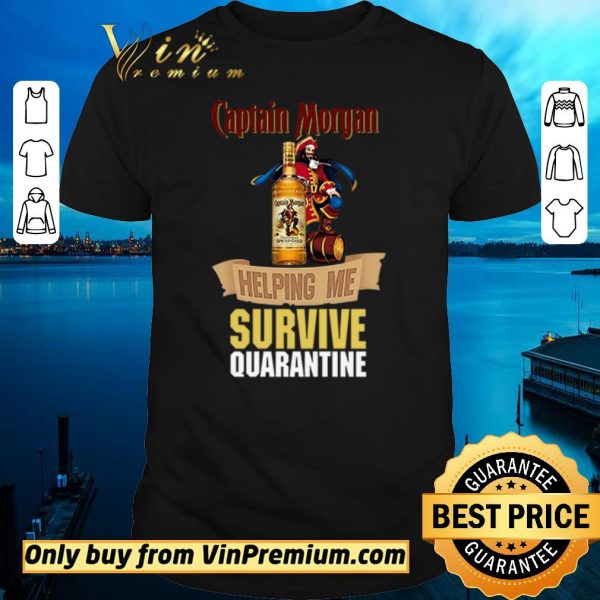 Nice Captain Morgan helping me survive quarantine shirt sweater