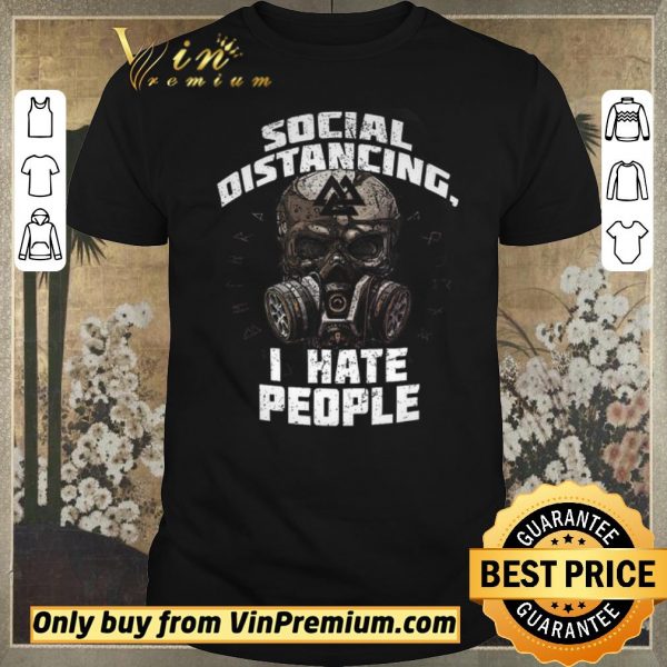 Official Skull Mask Social Distancing I Hate People shirt sweater