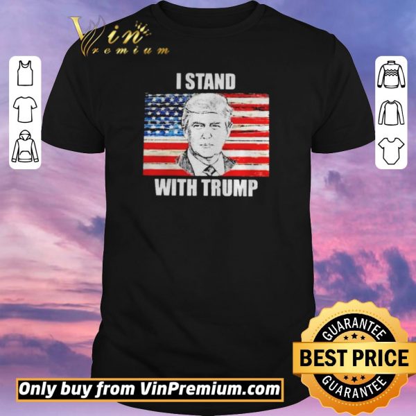 Original I stand with Trump flag shirt sweater