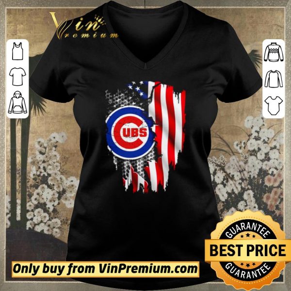 Pretty Chicago Cubs American Flag shirt sweater