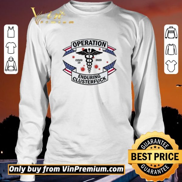 Nice Operation Covid 19 2020 Enduring Clusterfuck Snake Medical Logo shirt sweater