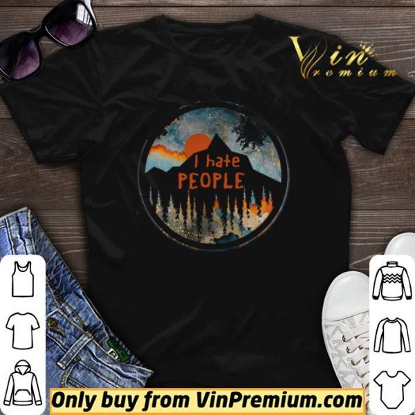 Sunset I Hate People shirt sweater