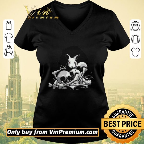 Pretty Rabbit & Skull shirt sweater