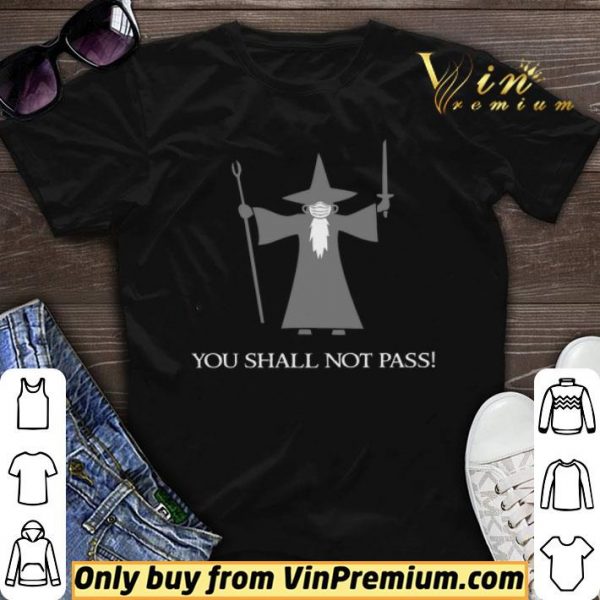 The Lord of the Rings Gandalf Mask You Shall Not Pass shirt sweater