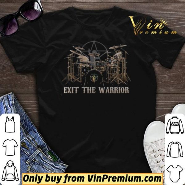 Neil Peart Drums Exit The Warrior shirt sweater
