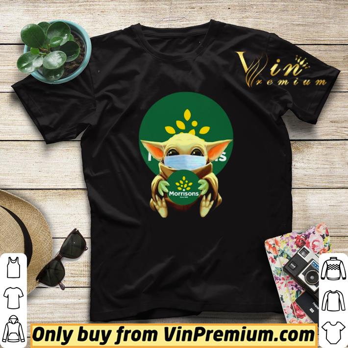 c7563e97 baby yoda hug morrisons since 1899 shirt sweater 4 - Baby Yoda hug Morrisons since 1899 shirt sweater