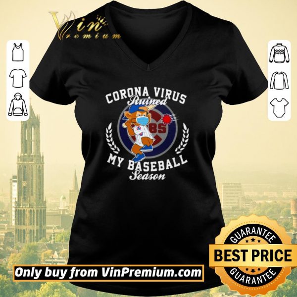 Pretty Chicago Cubs Corona Virus ruined my baseball season shirt sweater