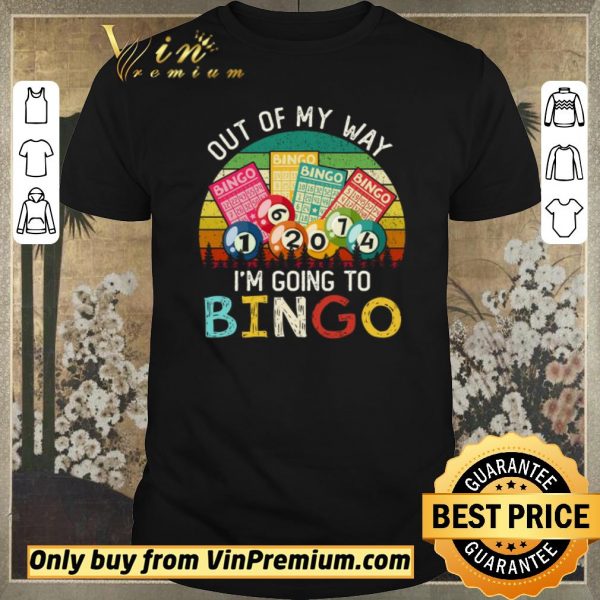 Pretty Out Of My Way I'm Going To Bingo Vintage shirt sweater
