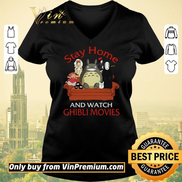 Pretty Stay home and watch Ghibli movies shirt sweater