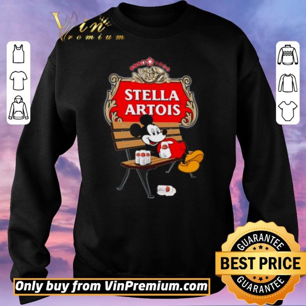 Original Mickey Mouse drink Stella Artois shirt sweater