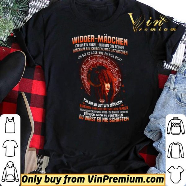 Widder Mädchen Ich Bin Ein Engel Ich Bin Ein Teufel Manchmal Bin shirt sweater