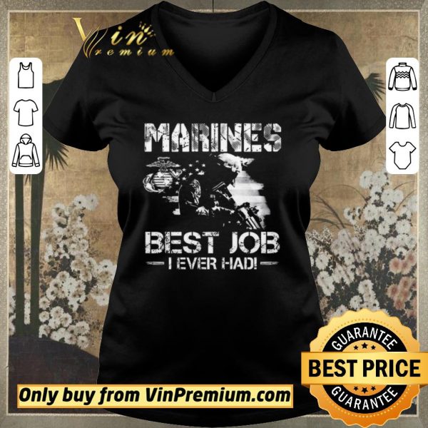 Pretty Marines Best Job I Even Had Ega Marines American Flag shirt sweater