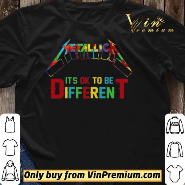 Metallic Autism It's Ok To Be Different shirt sweater