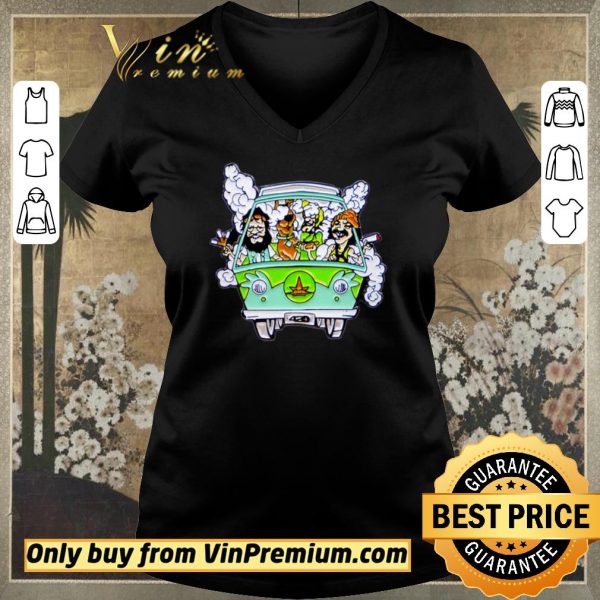 Top Cheech And Chong With Scooby Smoke shirt sweater