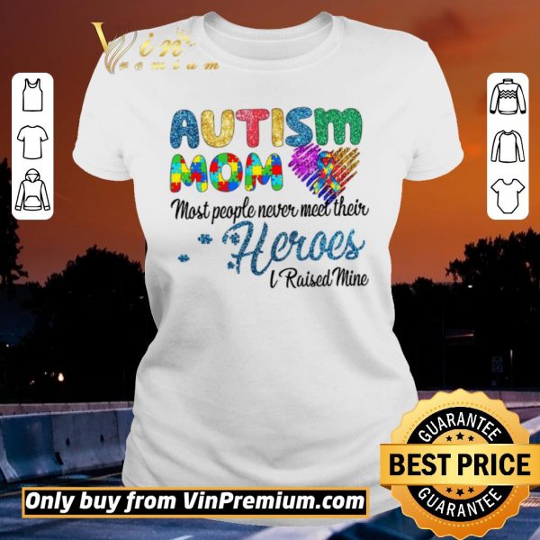 Top Autism Mom Most People Never Meet Their Heroes I Raised Mice Awareness shirt sweater