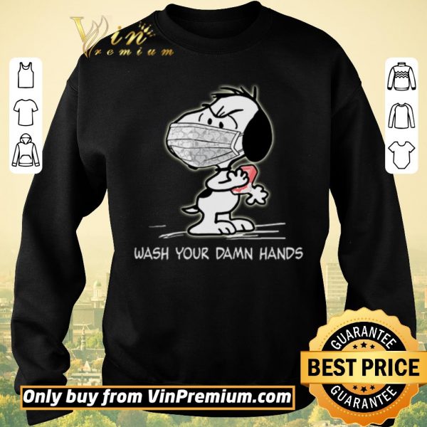 Premium Snoopy wash your damn hands shirt sweater
