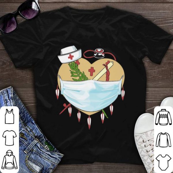 Top Oklahoma Protect Nurse Stethoscope Heart Covid-19 shirt