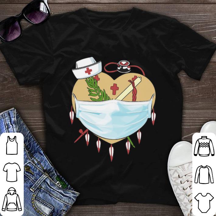 Top Oklahoma Protect Nurse Stethoscope Heart Covid-19 shirt