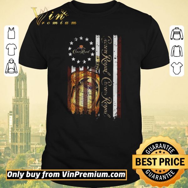 Premium Crown Royal American Flag 4th of july shirt sweater