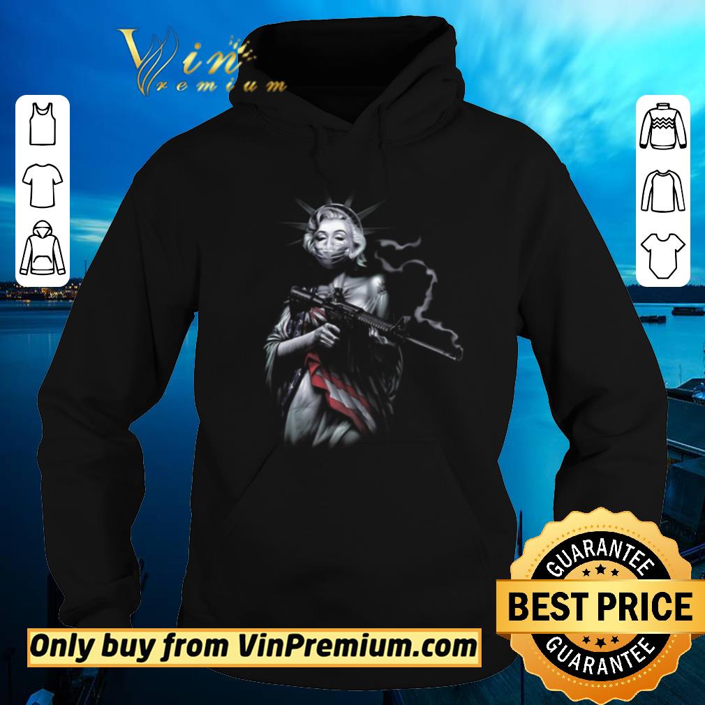 Nice Liberty Enlightening the World mask M4a1 gun American Flag shirt sweater e42990ff nice liberty enlightening the world mask m4a1 gun american flag shirt sweater 4 - Nice Liberty Enlightening the World mask M4a1 gun American Flag shirt sweater