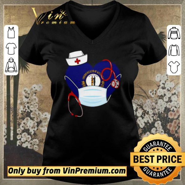 Top Love Nurse heart Kentucky heart shirt sweater
