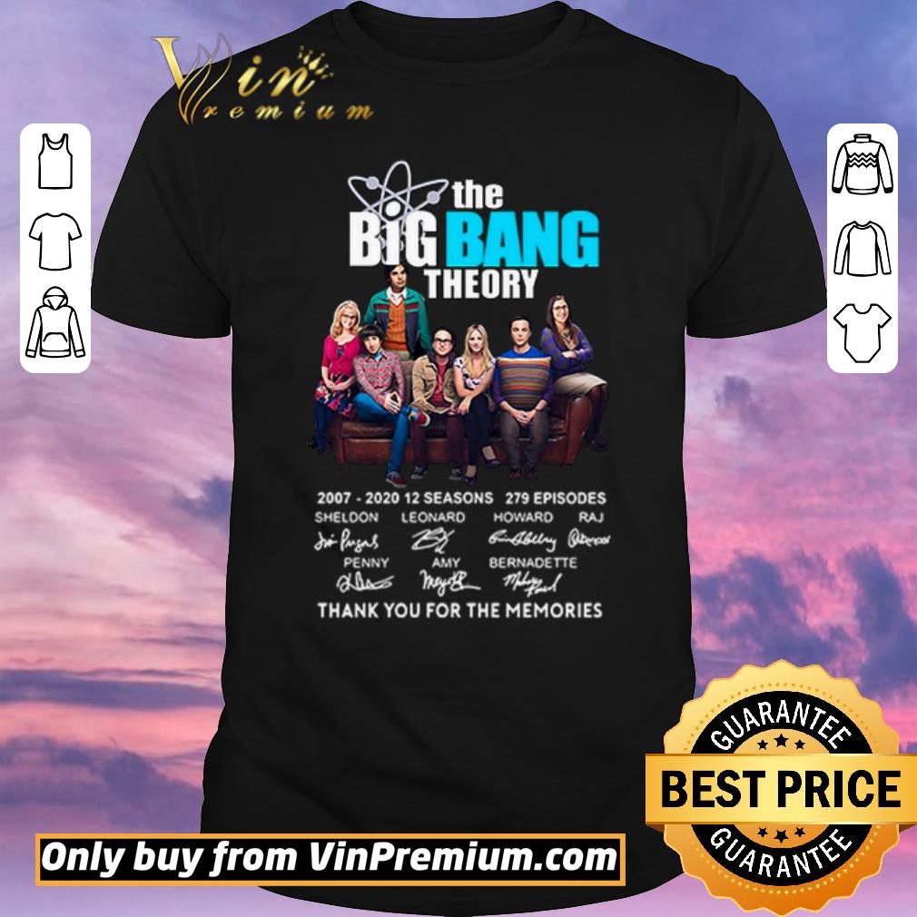 Hot The Big Bang Theory Thank You For The Memoried Signanuter 2007-2020 shirt sweater