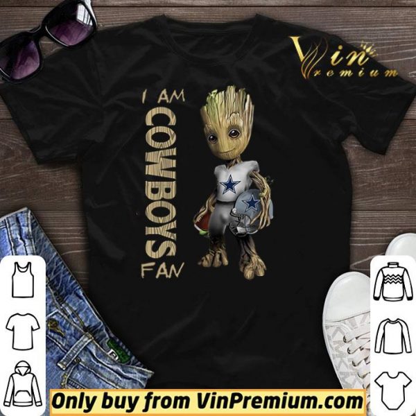Baby Groot I am Dallas Cowboys Fan shirt sweater