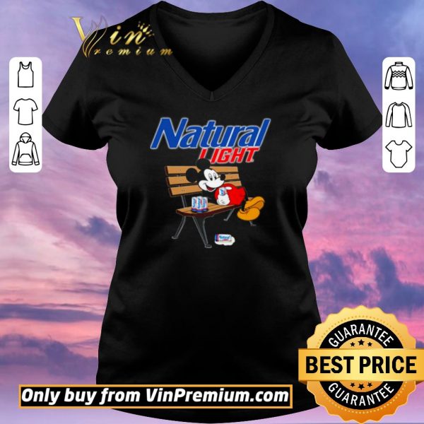 Official Mickey Mouse drink Natural Light shirt sweater