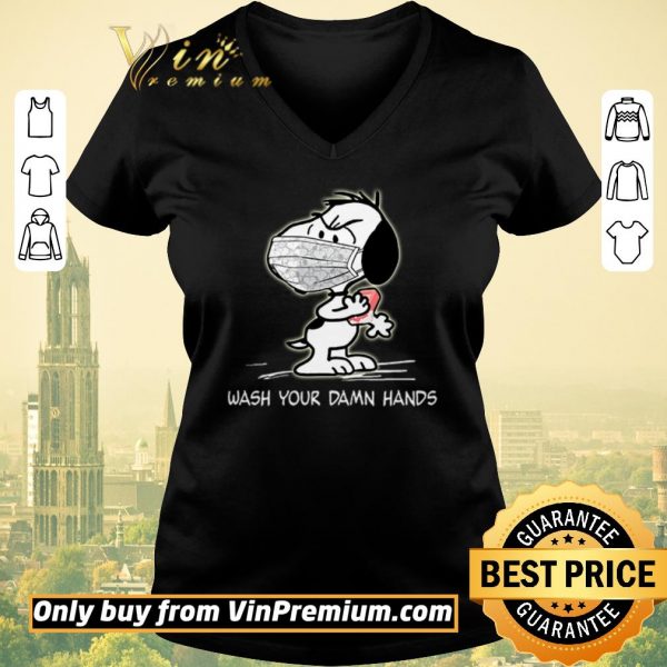 Premium Snoopy wash your damn hands shirt sweater