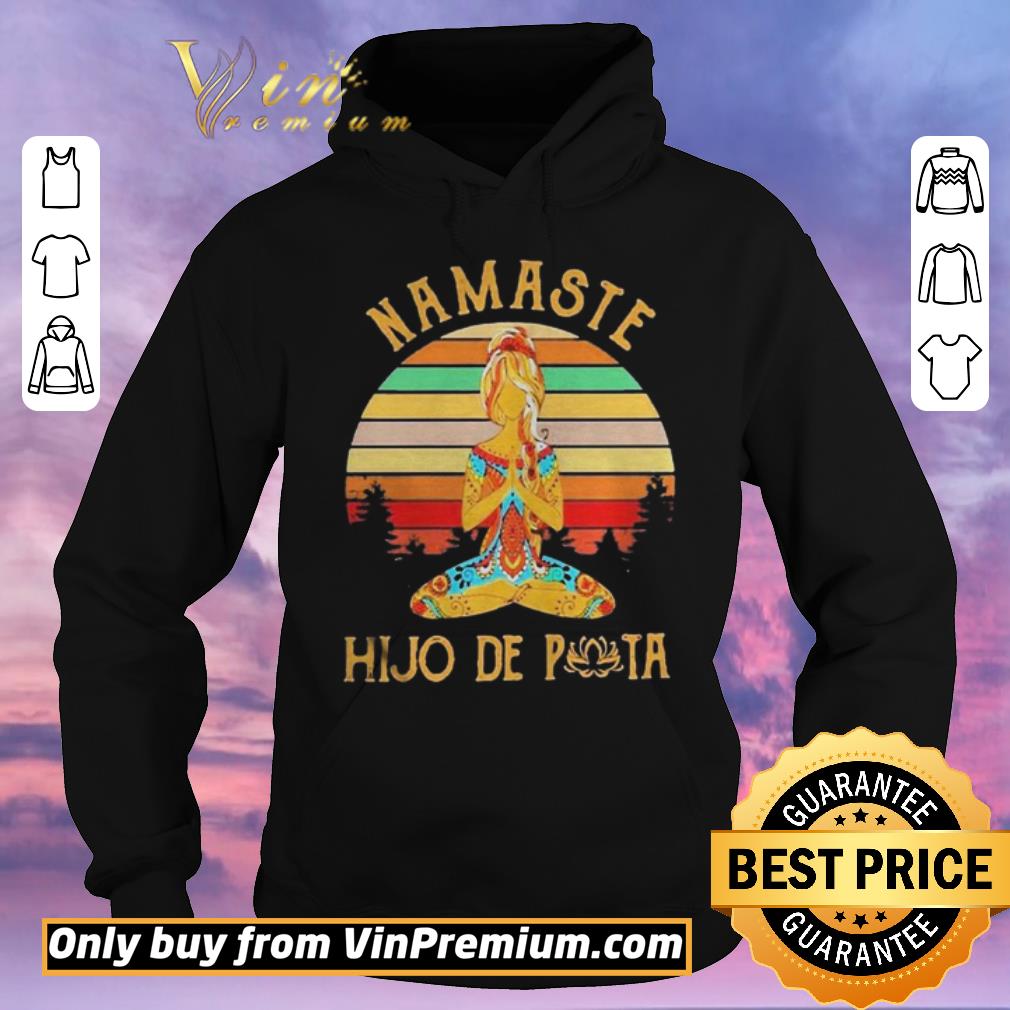 f2bd0371 original yoga namaste hijo de puta vintage sunset shirt sweater 4 - Original Yoga Namaste hijo De puta Vintage sunset shirt sweater